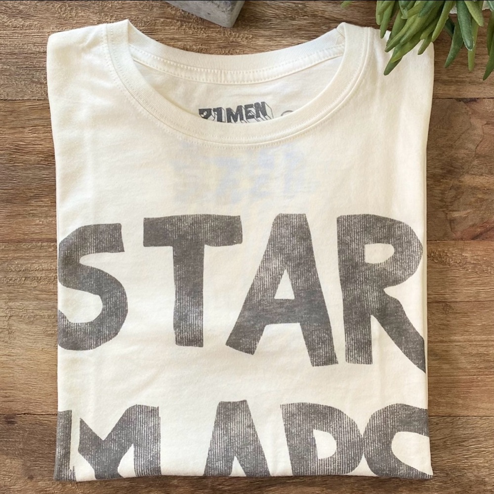21MEN Graphic Tee Shirt “Star Maps Here”